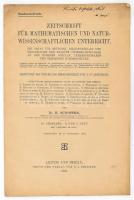 Goldziher, Karl: Der Rechnunterricht auf der Unterstufe der höheren Schulen. A szerző, Goldziher Károly (1881-1955) matematikus által DEDIKÁLT példány. Sonderabdruck aus Zeitschrift für Mathematischen und Naturwissenschaftlichen Unterricht. XXXIX. Heft 5/6. Leipzig - Berlin, 1908., B. G. Teubner, 289-309 p. Német nyelven. Kiadói papírkötés.