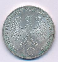 NSZK 1972J 10M Ag "Nyári Olimpiai Játékok München / Olimpiai Láng" T:AU,XF patina
FRG 197...