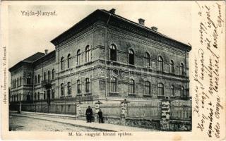 Vajdahunyad, Hunedoara; M. kir. vasgyári hivatal épülete. Ideal / office of the iron works (factory)