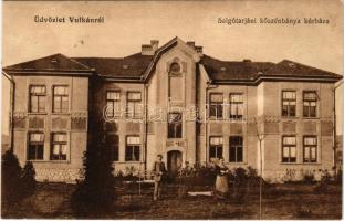 1913 Vulkán, Zsivadejvulkán, Vulcan; Salgótarjáni kőszénbánya rt. kórháza / hospital of the coal mine