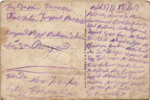 1918 Szilágyfőkeresztúr, Cristur-Criseni; osztrák-magyar katonák tábora / WWI K.u.k. military camp, ...
