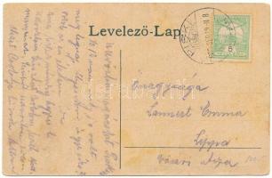 Piski, Simeria; Csárda, híd, M. kir. állami iskola. Főző József kiadása / restaurant, bridge, school...