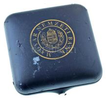 DN "MNB Klub / Magyar Nemzeti Bank" kétoldalas bronz emlékérem kopott dísztokban (49mm) T:...