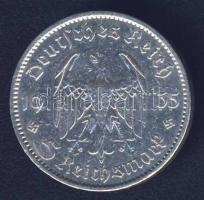 Német 3. Birodalom 1935A 5M Ag "Garnisonkirche" T:3 ph