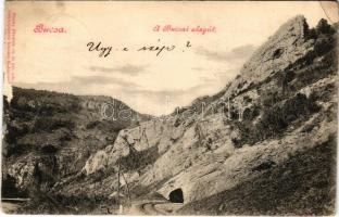 1900 Királyhágó, Bucsa, Bucea; a bucsai vasúti alagút. Dunky Fivérek cs. és kir. udvari fényképészek kiadása / railway tunnel (ragasztónyom / glue marks)