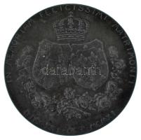 Osztrák-Magyar Monarchia 1911. "Károly főherceg és Zita esküvőjére" Zn emlékérem. "CA...