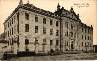 Kézdivásárhely, Targu Secuiesc; Római katolikus főgimnázium. Turóczi István kiadása / Catholic grammar school (EK)