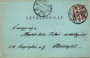 1900 Nagyvárad, Oradea; kiszáradt Körös részlet a Kálváriával. Pauker Dániel kiadása / dried up rive...