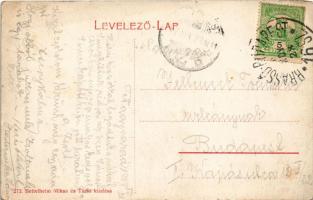 1907 Nagyvárad, Oradea; pályaudvar, vasútállomás, vonatok. Bettelheim Miksa és társa kiadása / railw...