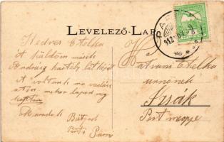 1912 Tőketerebes, Trebisov; Gróf Andrássy kastély és park. Gelb kiadása / castle and park (fl)