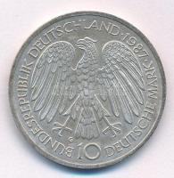 NSZK 1987G 10M Ag "Európai Közösség" T:XF patina
FRG 1987G 10 Mark Ag "30 Years of E...