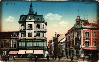 Nagyvárad, Oradea; Bémer tér, Markovits és Weinberger üzlete, Rimanóczy szálloda. Rigler József Ede ...