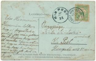 1907 Székelykeresztúr, Kristur, Cristuru Secuiesc; Kossuth Lajos tér, Szabó Kálmán könyvnyomda, köny...