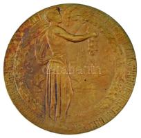 Osztrák-Magyar Monarchia 1911. "Károly főherceg és Zita esküvőjére" aranyozott bronz emlék...