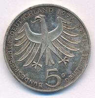 NSZK 1975G 5M Ag "Albert Schweitzer" T:XF patina
FRG 1975G 5 Mark "Albert Schweitzer...