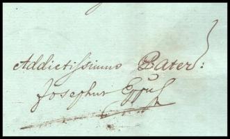 1845-1846 Eperjes, Gaganecz József (1793-1875) görögkatolikus megyéspüspök aláírásával ellátott 2 db...