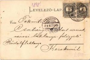 1898 (Vorläufer) Temesvár, Timisoara; M. kir. állami tanítóképezde. Mangold Sándor kiadása / teacher...