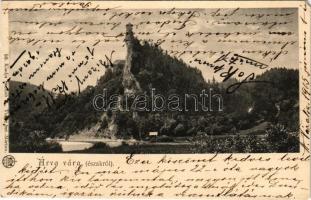 1905 Árvaváralja, Oravsky Podzámok; Árva vára (északról). Sochán P. kiadása 59. / Oravsky zámok / castle (EM)