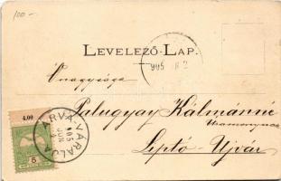 1905 Árvaváralja, Oravsky Podzámok; Árva vára (északról). Sochán P. kiadása 59. / Oravsky zámok / ca...