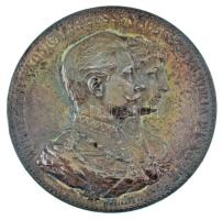 Német Birodalom 1918. &quot;II. Vilmos császár és Auguszta Viktória császárné aranylakodalma&quot; Ag emlékérem. Szign.: E. Weigand (45mm) T:AU patina German Empire 1918. &quot;The Golden Wedding of Emperor Wilhelm II and Empress Auguste Victoria&quot; Ag commemorative medallion. &quot;WILHELM D K KONIG V PREUSSEN AUGUSTE VICTORIA DK KV PR - SEID FR?HLICH - IN HOFFNUNG - GEDULDIG IN TRÜBSAL - HALTET AN - AM GEBET - ZUM EHEJUBILAUM - ROMER C.12 V.12&quot; Sign: E. Weigand (45mm) C:AU patina