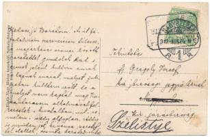 1912 Székelyhodos, Székely-Hódos, Hodos, Hodosa; Körjegyzői lak, Római katolikus templom, Nagy Márto...