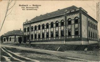 1909 Medgyes, Mediasch, Medias; Kön. Bezirksgericht / Kir. Járásbíróság. Fritz Guggenberger kiadása / district court