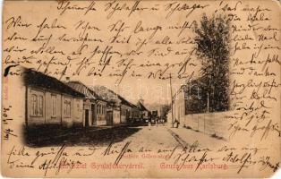 1904 Gyulafehérvár, Alba Iulia; Bethlen Gábor utca. Atelier Bach / street view (EM)