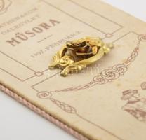 1907 Az Athenaeum Dalegylet műsora, műsor és táncrend egyben, kitöltve