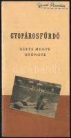 1957 Gyopárosfürdő. Békés Megye Gyöngye. Összeáll.: Sass Ervin. Békéscsaba, Békés Megyei Lapkiadó Vállalat, 18 p. Utazási prospektus. Kiadói papírkötés, tollas bejegyzésekkel