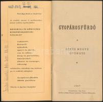 1957 Gyopárosfürdő. Békés Megye Gyöngye. Összeáll.: Sass Ervin. Békéscsaba, Békés Megyei Lapkiadó Vá...