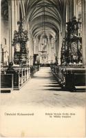 Kolozsvár, Cluj; Szent Mihály templom a Mátyás király téren, belső / church, interior (EK)