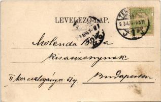 1903 Temesvár, Timisoara; Temes-Bégavölgyi vízszabályozási társulat palotája. Káldor Zs. és Társa ki...