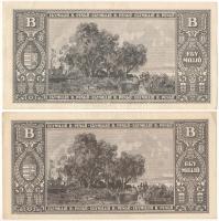 1946. 1.000.000BP (2x) T:XF,VF 
Adamo P37