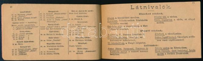 1896 Bp., Millenniumi kiállítás - "Millennium" utazási és ellátási vállalat útmutatója