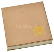 1990. "75 éves Diósgyőri Gépgyár" egyoldalas bronz plakett eredeti "DIGÉP" tokba...