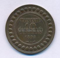 Tunézia 1892A 10c bronz T:XF Tunisia 1892A 10 Centimes bronze C:XF Krause KM#222