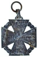 1916. "Károly-csapatkereszt" hadifém kitüntetés mellszalag nélkül T:F korrózió 1916. "Charles Troop Cross" war metal decoration without ribbon C:F corrosion NMK 295