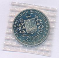 Ukrajna 1995. 200.000k Cu-Ni "Ukrajna kiemelkedő személyiségei - Bohdan Khmelnytsky" bonta...