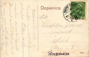 1915 Ptuj, Pettau; + "PRAGERHOG-BUDAPEST 8" (EK)