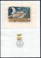 5 db ex libris és kisgrafika, halmozott grafika (grafika, bélyeg, alkalmi bélyegzés), klf. alkotók (...