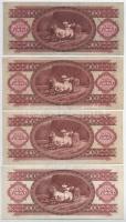 1962-1989. 100Ft (4xklf) T:VF,F szép papír