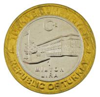 Törökország 2004. 1.000.000L bimetál "535 éves az Isztambuli Pénzverde - 2004 február" kap...