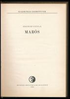 Szenczi Gyula: Marós. Szakmunkás Zsebkönyvek. Bp., 1966, Műszaki Könyvkiadó. Kiadói nyl-kötés. Megje...