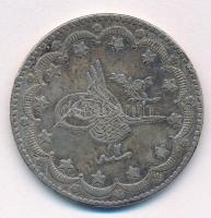 Oszmán Birodalom 1877. (1293/2) 20k Ag "II. Abdülhamid" T:VF patina Ottoman Empire 1877. (...
