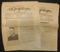 1930. szeptember 1-15. A Grafológia újság I. évfolyamának 3-4. száma