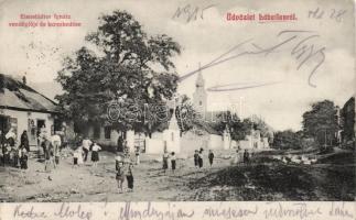 1915 Lábatlan, Eisenstädter Ignác vendéglője és kereskedése (fl)