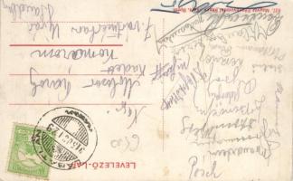 1915 Lábatlan, Eisenstädter Ignác vendéglője és kereskedése (fl)