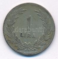 Törökország 1947. 1L Ag T:VF patina Türkiye 1947. 1 Lira Ag C:VF patina Krause KM#883