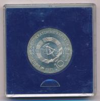 NDK 1971. 10M Ag "Albrecht Dürer" eredeti műanyag tokban T:UNC patina
GDR 1971. 10 Mark A...