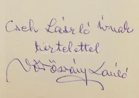 Vörösváry László: Forgácsok. DEDIKÁLT! Bp., 1975, Szerzői. Kiadói aranyozott egészvászon-kötés